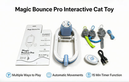 Remote Control Door Hanging Cat Toy with 3 Plush Mice